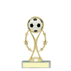 Trophies - #Soccer Vertical Star Riser A Style Trophy
